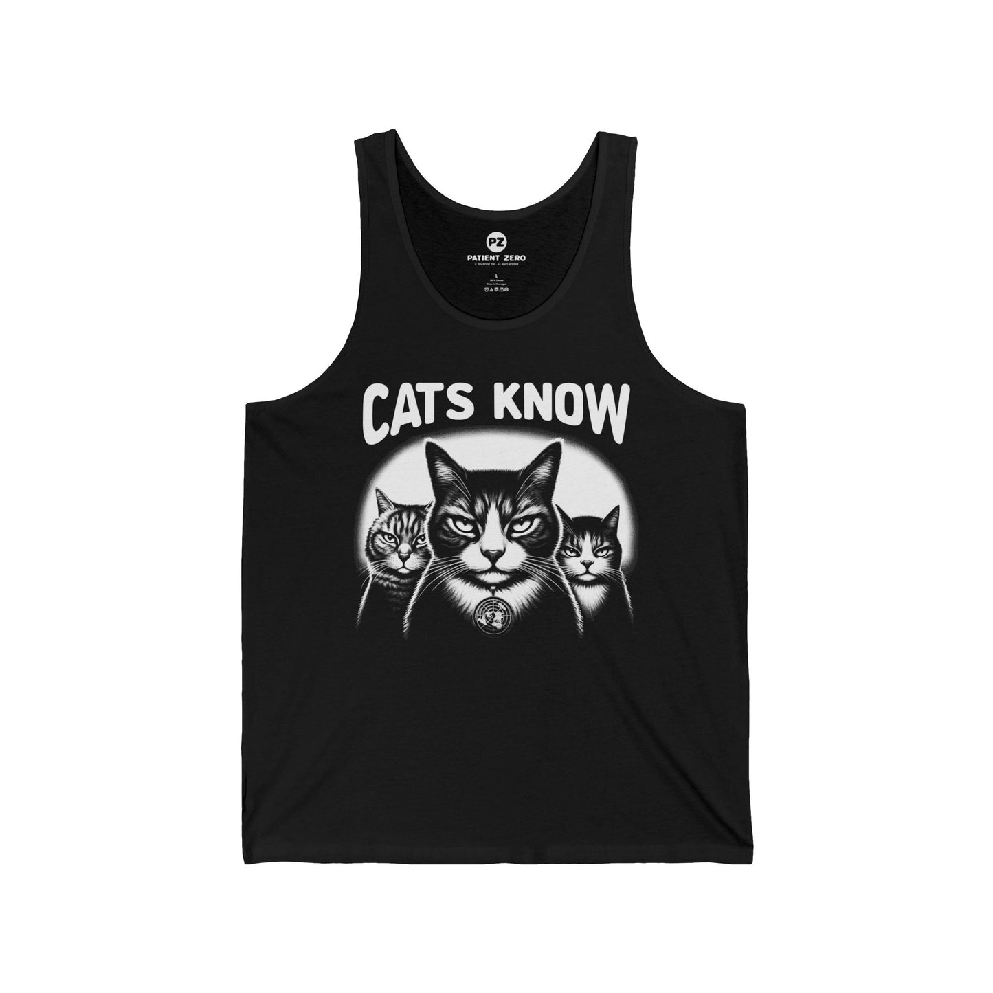 Tanktop Unisex | Cats Know | Black