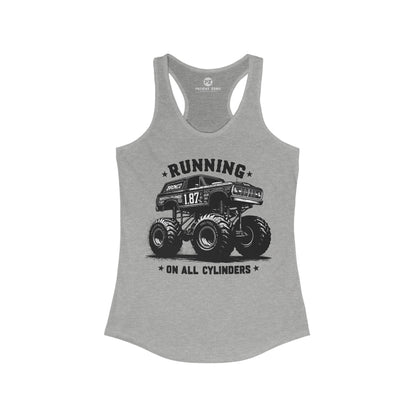 Tanktop Women | All Cylinders | Heather Grey