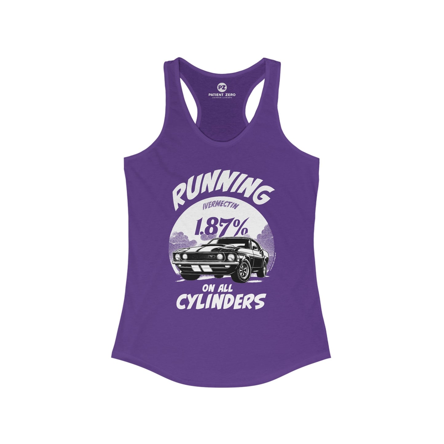 Tanktop Women | All Cylinders | Solid Purple Rush