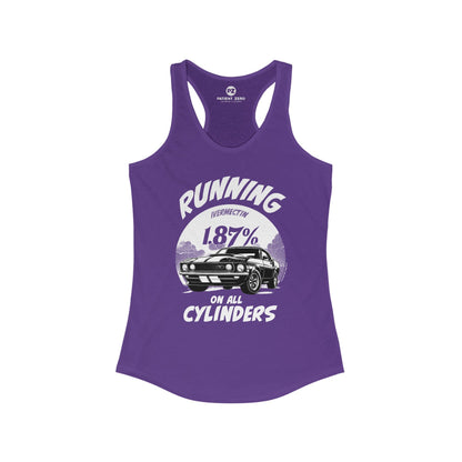 Tanktop Women | All Cylinders | Solid Purple Rush