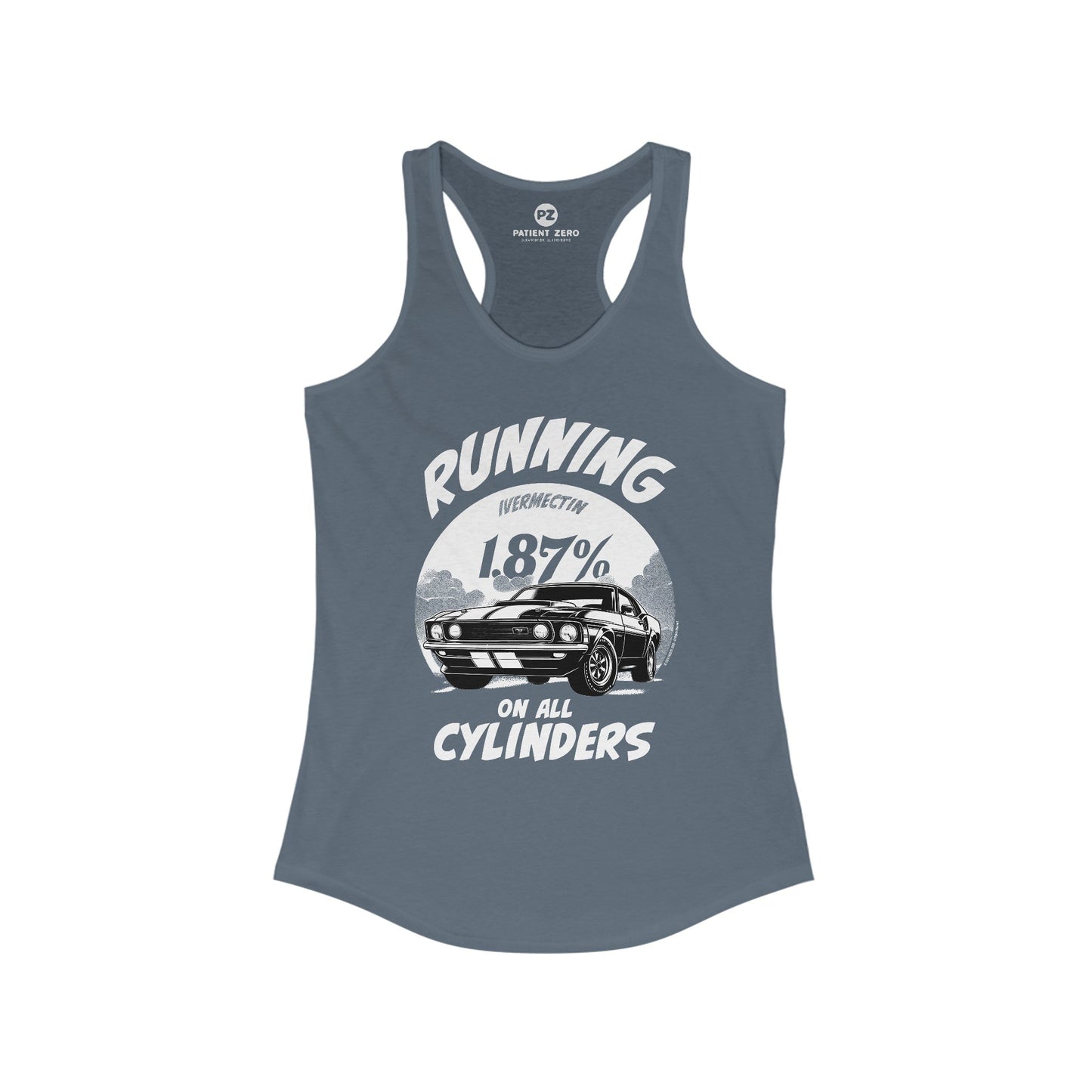 Tanktop Women | All Cylinders | Solid Indigo