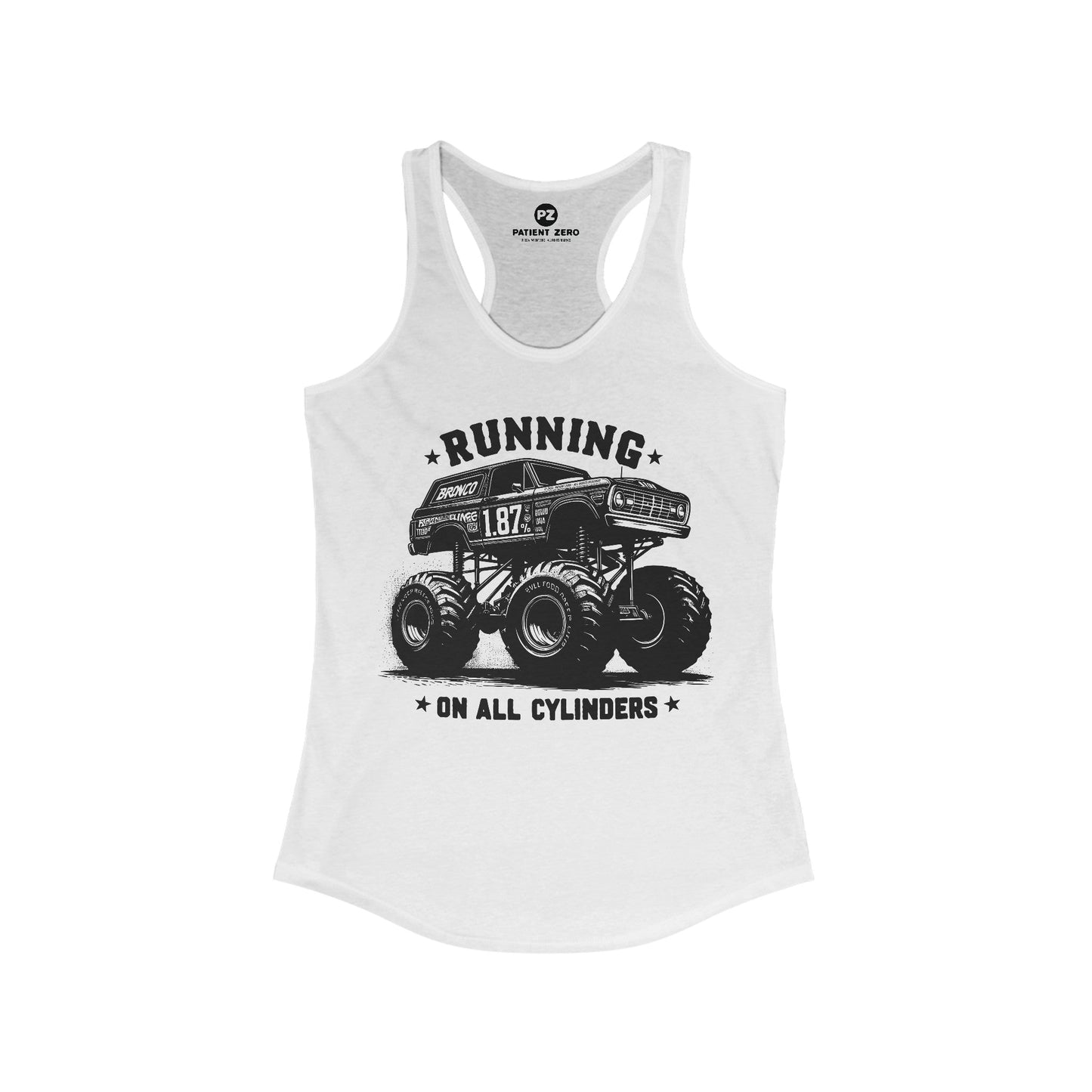 Tanktop Women | All Cylinders | Solid White