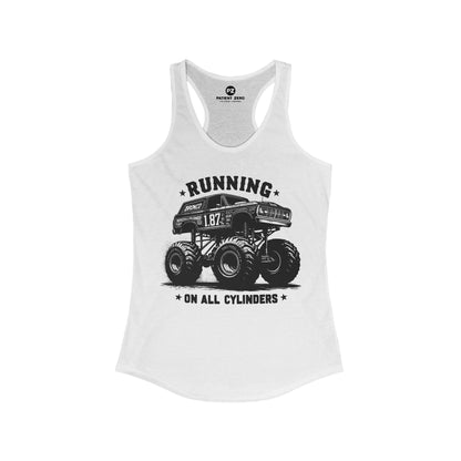 Tanktop Women | All Cylinders | Solid White