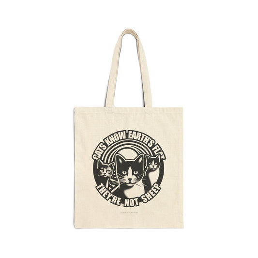 Tote Bag | Cats Know | Natural 15" x 16"